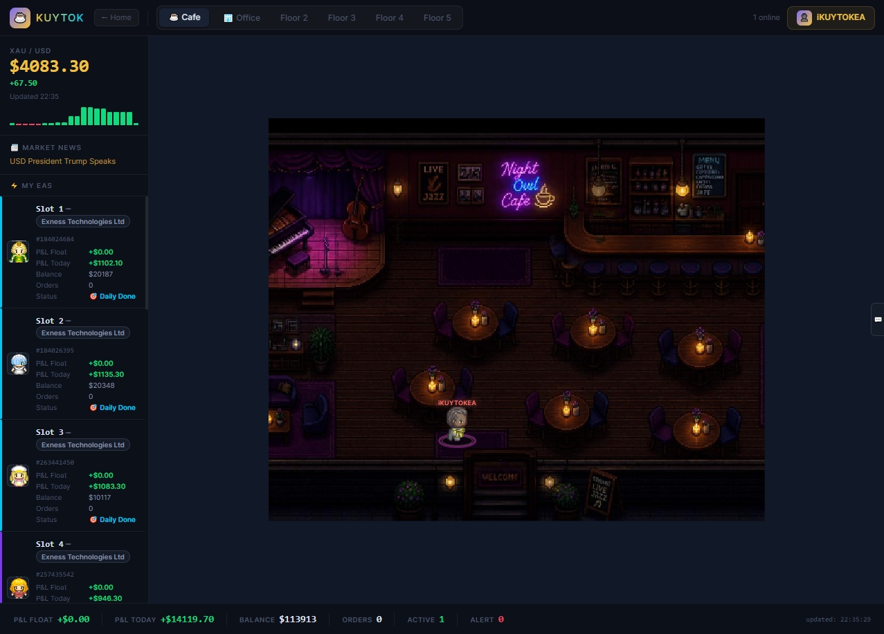 KUYTOK platform screenshot
